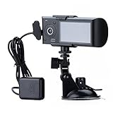 Docooler? Dual Lens Car DVR Recorder, 2.7 Inch Screen Dual Camera 5MP Car Blackbox DVR with GPS Logg