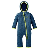 [ジャックウルフスキン] Jackwolfskin ムーンチャイルド　オーバーオール　KIDS (68cm, #1121　グレーシャーブルー)