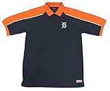 MLB Detroit Tigers Color Blocked Polo With Lined Miniメッシュパネル M