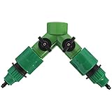 amzmonnsuta 3/4インチ　ガーデン　灌漑　2道ホース付けスプリッタコネクタ　アダプタ