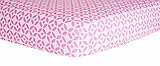 Trend Lab Lattice Crib Sheet, Lily by Trend Lab [並行輸入品]