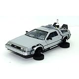 バック・トゥ・ザ・フューチャー デロリアン タイムマシン ミニカー 1/24 DELOREAN BACK TO THE FUTURE2 フライイングモード 変形