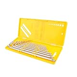 B Blesiya 高品質　クロムバナジウム鋼製　六角棒レンチセット　精密　修理工具　1.5,2,2.5,3,4,5,6,8,10（mm）　9本組　全7サイズ - XLアームダイヤモンドエンド