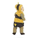 AmazingDeal 子供服 ロンパース ベビー爬行服 着ぐるみ ミツバチ装 カバーオール ジャンプスーツ ルームウェア 長袖 高品質 春秋 綿製品 連体衣装 可愛い (70（3～6ヵ月）)