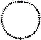 Baltic Amber Teething Necklace for Babies - Lab-Tested - Comes With Silicone Teething Necklace - Raw