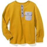 オールドネイビー OLD NAVY/ ポケットヘンリー ゴールドバース トップス長袖Tシャツ 5歳【並行輸入】