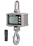 High precision 1000KG 2000LBS Aluminum Digital Crane Scale heavy Duty Hanging Scale LCD with remoto 