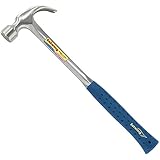 Estwing Framing Hammer - 22 oz Curved Claw with Milled Face & Shock Reduction Grip - E3-22CMR [並行輸入品