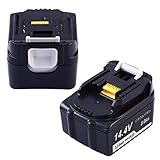 Andioマキタ14.4v BL1450 マキタ互換バッテリー5.0Ah makitaBL1460 BL1430 BL1415 BL1440純正互換対応 一年保証 電動工具用ばってりー二個セット