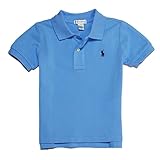 (ポロ ラルフローレン) POLO RALPH LAUREN ベビー 男の子 ポロシャツ Cotton Mesh Polo Shirt チャタム ブルー Chatham Blue (9M) [並行輸入