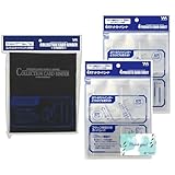 やのまん コレクションカードバインダー4ポケット (ブラック) 95-064 & 4ポケットカードシート (3+20枚入) 95-068 RPJセット 黒4+20