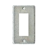 ハモサ インダストリースイッチプレート ≪3穴式/シルバー≫ HERMOSA INDUSTRY SWITCH PLATE / SW-001