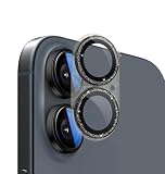 Apapeyaカメラ保護 iPhone 16/16 Plus 用 レンズ保護フィルム キラキラ アルミ合金 複合材質製 耐衝撃 強化ガラス アイフォン16 /16プラス 用 カメラレンズカバー 人工ダイヤ飾り レンズ保護ケース きらきら キズ防止・超薄・一体型 柔軟性良い 露出オーバー防止・ケースに干涉なし・AR高透ガラス