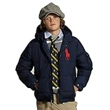 Ralph Lauren ビッグポニー フード付 ダウン ジャケット 【ネイビー】　【月齢：1歳～3歳】　（並行輸入品） (18M（1歳半）)