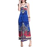 Zhhlinyuan Pregnancy Fashion Harness Long Dress マタニティ Summer Dress Beach Dress Colorful