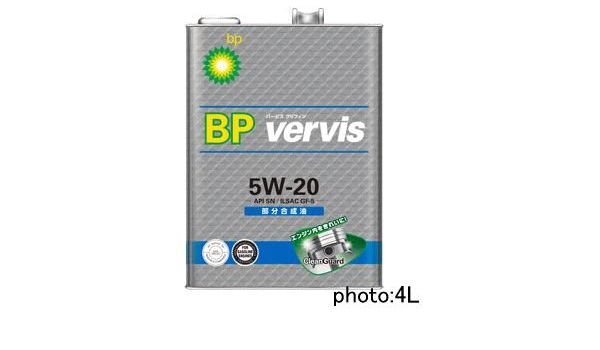 Amazon バービス Bp オイル バービス グリフィン 内容量 20l 規格 Sn Gf 5 粘度 5w 20 部分合成油 車用エンジン オイル 車 バイク