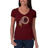 NFL Women 's ' 47スクラムVネックTee M レッド