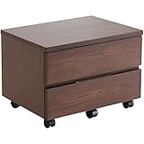 ライフスタイリングショップ プリンターワゴン 幅50×奥行40 キャスター 袖机 ブラウン LS-380BR LS-380BR