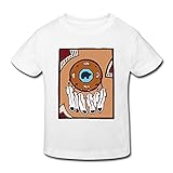 星 ２～６歳子供 男女兼用 半袖 ティー Tシャツ アメリカ 羽 文化 外国 White 5-6 Toddler
