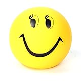 mochigloryイエロービニールSmiling Cartoon Piggy Bank Coin Purseホーム装飾