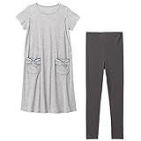 アビックス マミールナ マタニティパジャマ半袖 授乳口付き M-L グレー パイル・スムース 378436