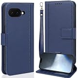 【WenziLior】 Google Pixel 9a 用 ケース 手帳型 ストラップ Google Pixel9a カバー 適用 グーグルPixel9a 手帳ケース ピクセル9a 携帯カバー グーグル ピクセル 9a スマホケース Google9a 手帳 グーグル 9a カバー case ストラップ付き マグネット カード入れ カード収納 耐衝撃 スタンド機能 スマホケース ネイビー