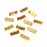 日本紐釦貿易(Nippon Chuko) 先止金具 20mm巾 12個 ゴールド SGM-W20-G