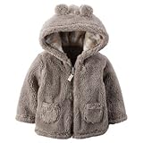【並行輸入】Carter's(カーターズ) ボア　きぐるみ　ジップアップパーカー　ベアー 18ｍ（85サイズ）