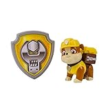 Nickelodeon, Paw Patrol - Action Pack Pup & Badge - Rubble [並行輸入品]
