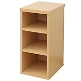 山善(YAMAZEN) オープンラック 幅31×高さ70 3段 ナチュラル COR-7030(NB)