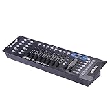 Lixada 192チャンネル DMX512コントローラー・コンソール 舞台照明 パーティー DJ ディスコ オペレータ機器