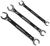 Armstrong 28-153 3 Piece 6 Point Full Polish Double Head Flare Nut Wrench Set by Armstrong