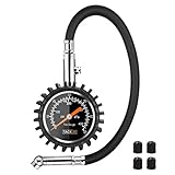 Tacklife TPS02L エアゲージ 360°回転チャック データ保持 電池不要 減圧 45°拡張ヘッド 指針的 高精度 ホース付き