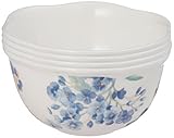 レノックス833415 BUTTERFLY MDW BLUE DWデザートBWL S / 4から1のパック