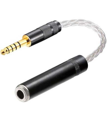 Amazon | luxferre 4.4mm 6.3mm 変換 ケーブル 4.4 6.3 変換 10CM 4.4