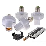 Mengshen? Wireless Remote Control E27 Screw Light Lamp Bulb Holder Cap Base Socket Controller Switch