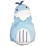 【帽子付きくじらロンパス】くじらロンパス (60　)