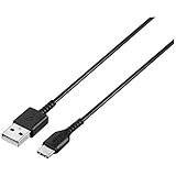 BUFFALO(バッファロー） 1.5m［USB-C ⇔ USB-A］2.0ケーブル 充電・転送　ブラック　BSMPCAC215BK