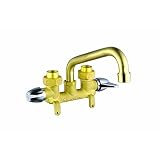Glacier Bay 4211 N-0001 2-handleランドリー蛇口、Rough真鍮