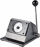 バッジボタンメーカー切断機マニュアルラウンドグラフィックパンチダイカッター 缶バッチマシーン 缶バッヂメーカー業務用 アニメ アイドル グッズDIY.カード、バッジ、ボタンのキットを作るボタンバッジ (58mm)