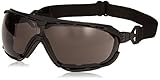 Radians DG1-21 Dagger Safety Glasses Goggles Smoke Lens Anti-Fog, 1 Pair by Radians