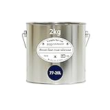 多目的用 水性塗料 77-20L ネイビーブルー 2kg/艶消し 内装 外装 壁 ファインコートシリコン つや消し 多用途