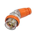 AC 500V 32A防水等級IP66 3ピン+ E 56PA432産業アングルプラグ