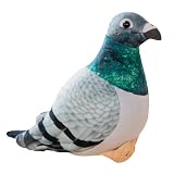 Generic シミュレーションハトぬいぐるみ、柔らかいぬいぐるみの動物の鳥の人形、ぬいぐるみの鳩のおもちゃ、鳩のぬいぐるみ、ぬいぐるみの鳩の人形キュートで面白い模擬鳥のぬいぐるみ、柔らかい抱き枕のおもちゃ、女の子、男の子への鳥のギフト、記念日、友人、子供と彼女へ誕生日のプレゼント