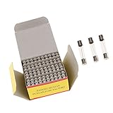 D DOLITY 250V　ガラス管　100個入　速断 ヒューズ　クイックブロー　5mmｘ20mm　過電流保護　全9種選択 - 6A