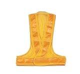 TOYO 安全ベスト 黄/黄 No.64 プリズム式反射ベスト ナイロンメッシュ