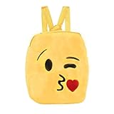 (H) - Creazy Emoji Emoticon Shoulder School Child Bag Backpack Satchel Handbag (H)