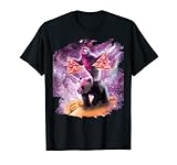 スペースピザ ナマケモノ パンダ ユニコーン ホットドッグ Tシャツ