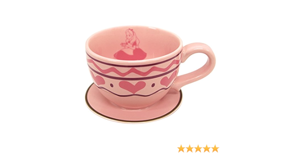 Amazon Co Jp アリスのティーパーティー マグカップ ピンク アリス 不思議の国の アリス 紅茶 コーヒー コップ マグ カップ おしゃれ ディズニー リゾート 限定 ホーム キッチン