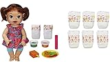 ベビーAlive Brunette Super Snacks Snackin ' Sara Plus 6パックおむつ
